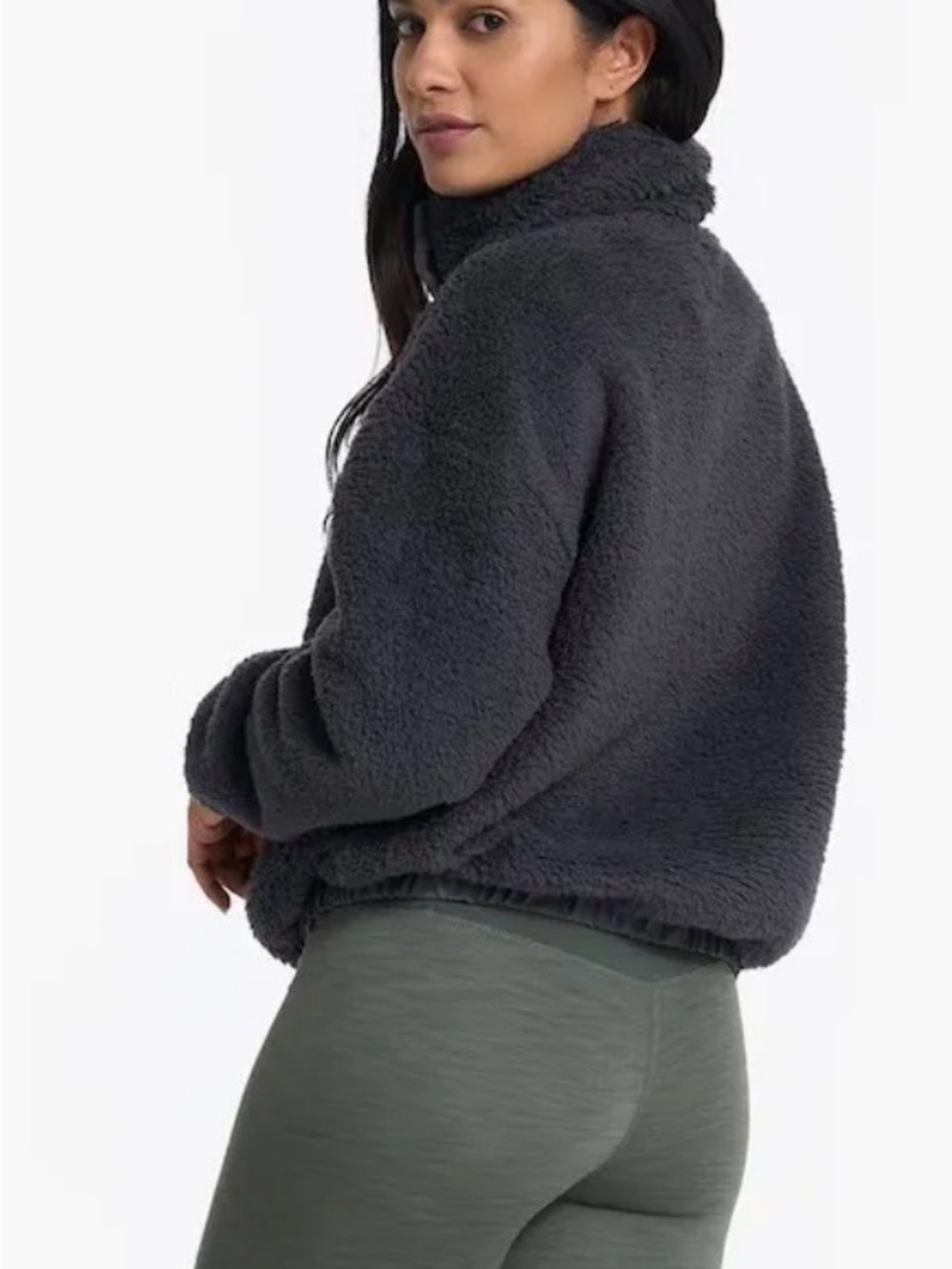 Vuori Charcoal Sherpa Zip-Up Jacket - Picture 4 of 7
